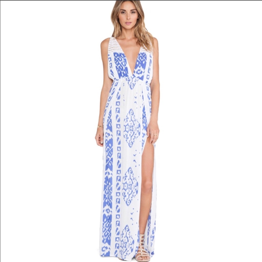 Indah Borneo Violet Dress Size Small